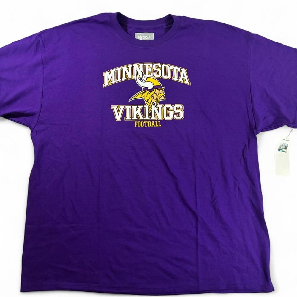 NWT NFL Minnesota Vikings Football T-Shirt with Minnesota Vikings logo Men's 2XL